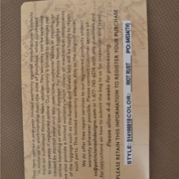 Patricia Nash Tan Map Belt Bag - Picture 5 of 5